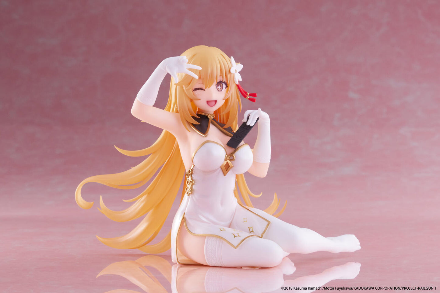 A Certain Scientific Railgun Desktop Cute Figure Misaki Shokuho (Chinese Dress Version)