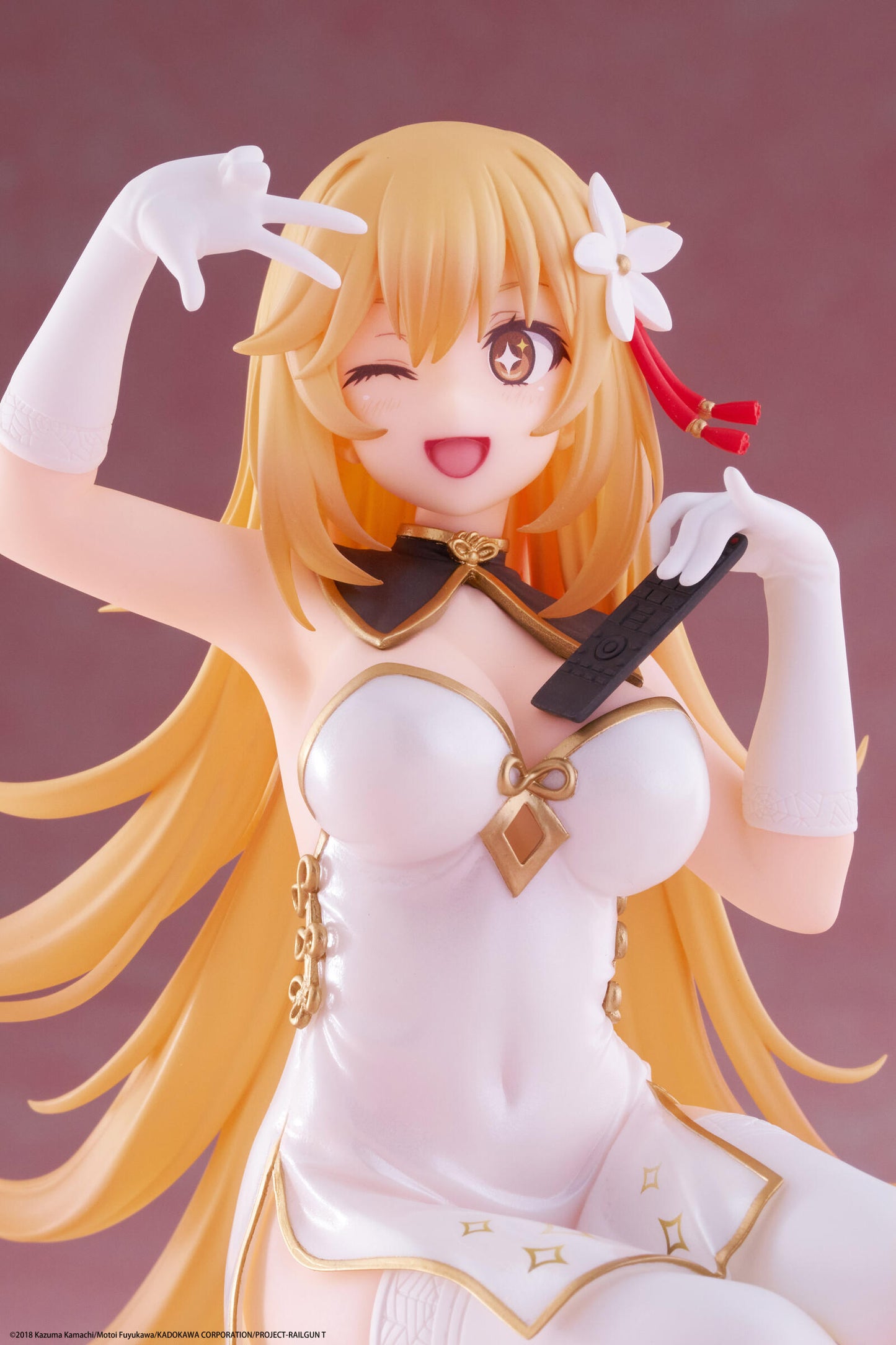 A Certain Scientific Railgun Desktop Cute Figure Misaki Shokuho (Chinese Dress Version)