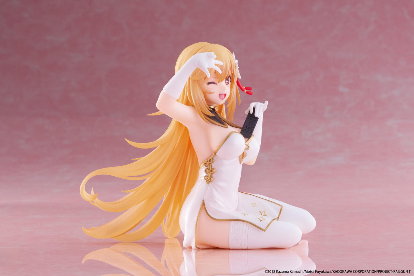 A Certain Scientific Railgun Desktop Cute Figure Misaki Shokuho (Chinese Dress Version)