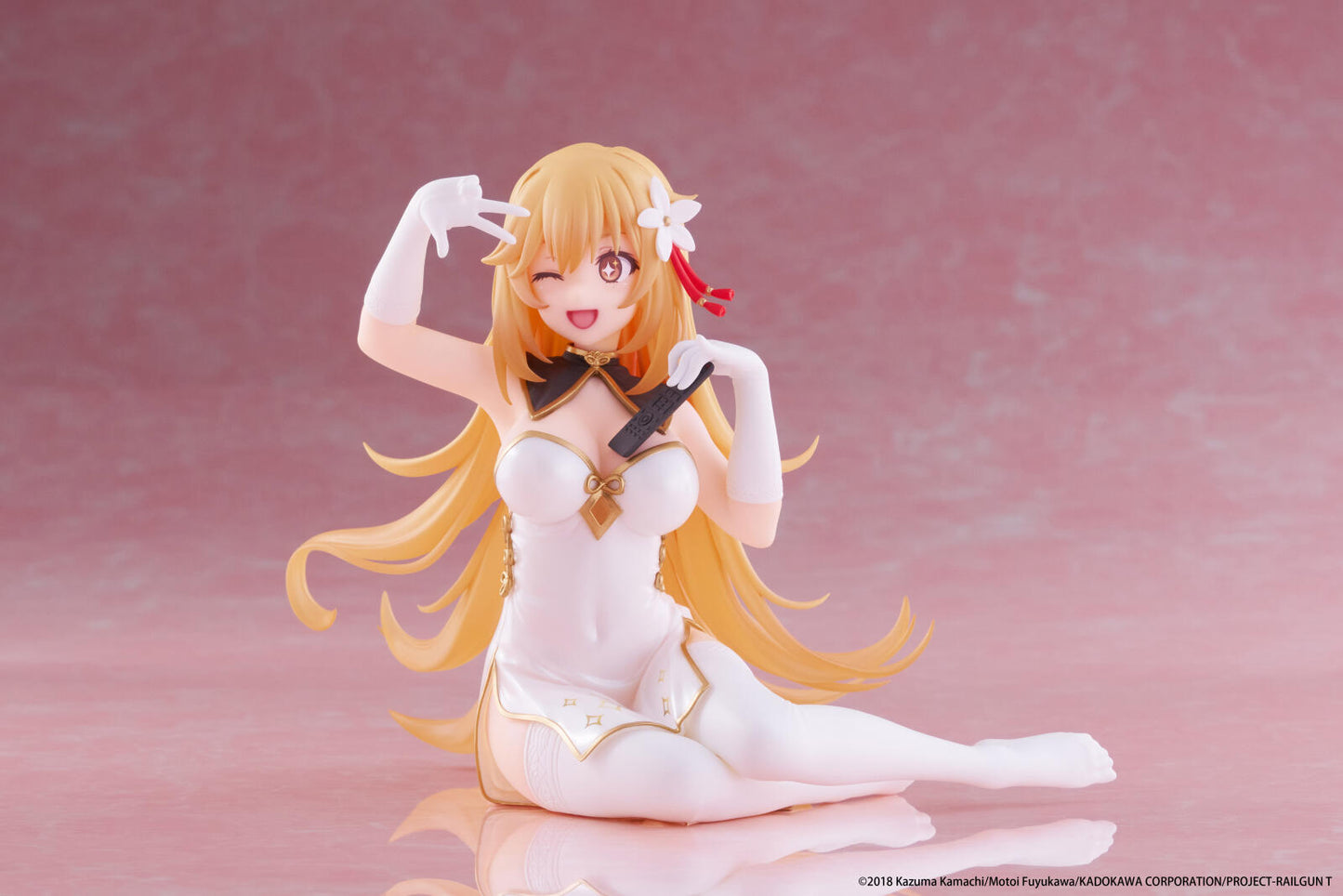 A Certain Scientific Railgun Desktop Cute Figure Misaki Shokuho (Chinese Dress Version)