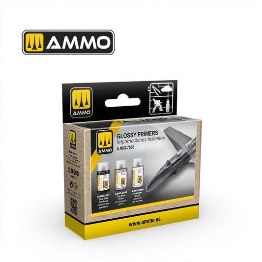 Ammo by MIG - A-Stand - Glossy Primers Set