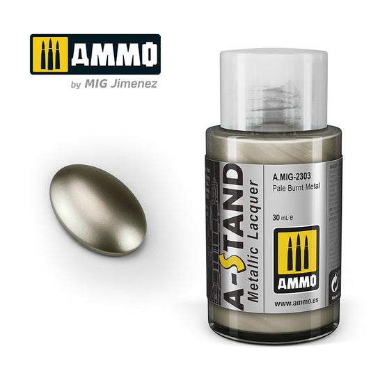 Ammo by MIG - A-Stand - Pale Burnt Metal  30ml