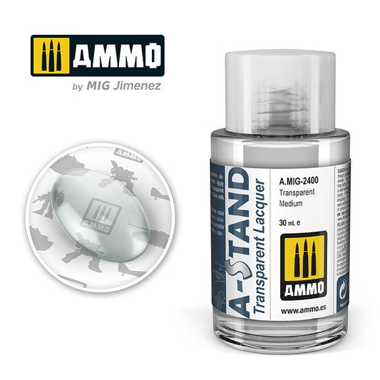 Ammo by MIG - A-Stand - Transparent Medium  30ml