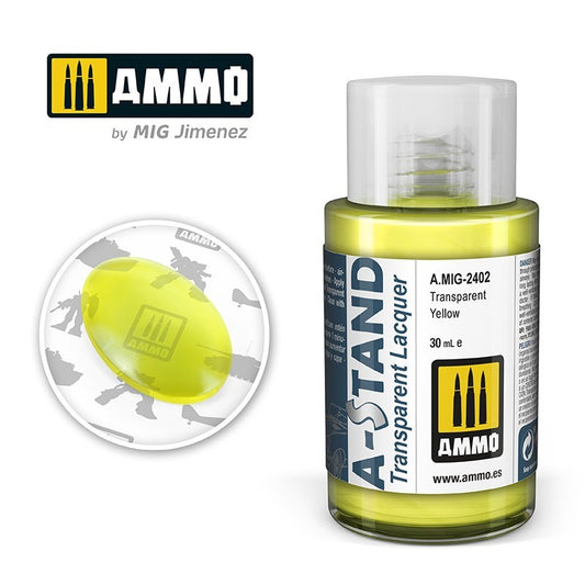 Ammo by MIG - A-Stand - Transparent Yellow  30ml