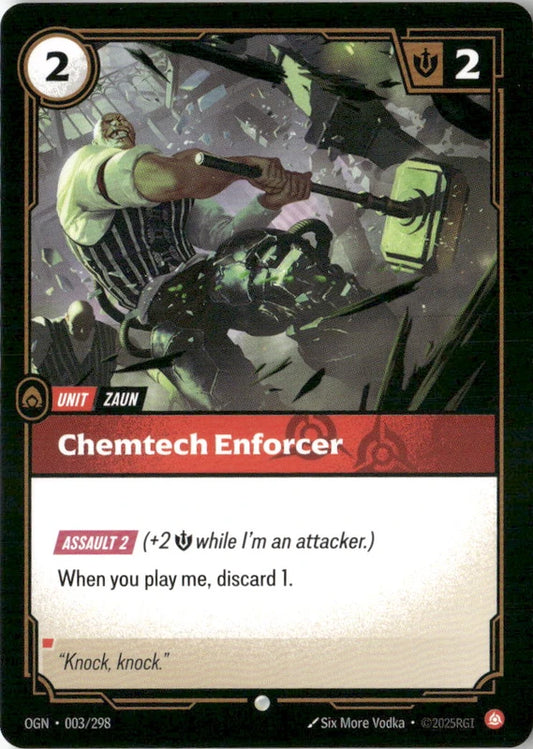 Chemtech Enforcer - Origins