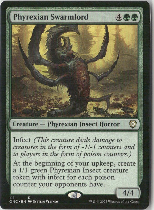 Scan Image | Phyrexian Swarmlord - Commander: Phyrexia: All Will Be One | [CD8708CA]