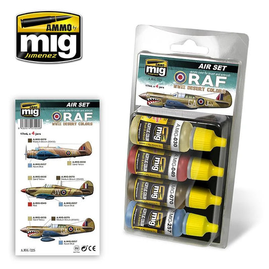 Ammo by MIG - Atom Color -  Raf Wwii Desert Colors Set