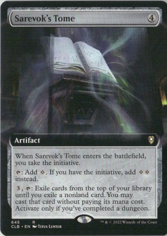 Scan Image | Sarevok's Tome (Extended Art) - Commander Legends: Battle for Baldur's Gate | [34F63695]