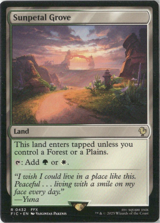 Sunpetal Grove (Surge Foil) - Commander: FINAL FANTASY