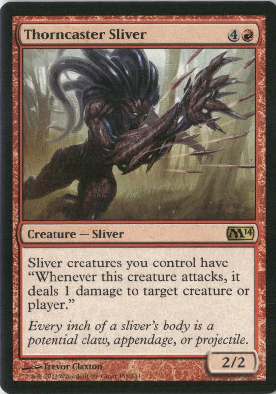 Scan Image | Thorncaster Sliver - Magic 2014 (M14) | [E1053E31]