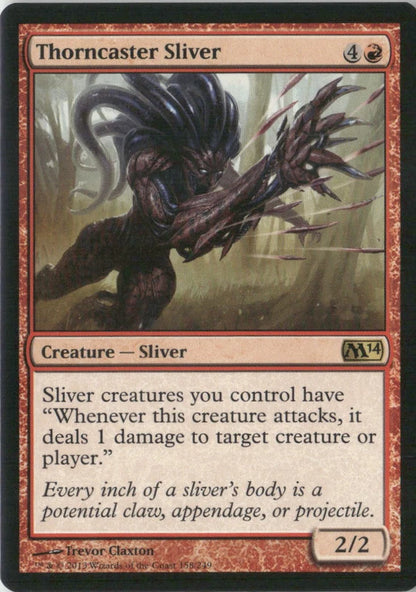 Scan Image | Thorncaster Sliver - Magic 2014 (M14) | [E1053E31]