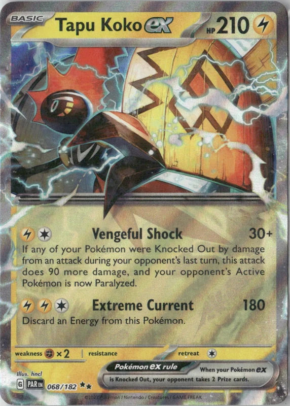 Tapu Koko ex - 068/182 - SV04: Paradox Rift