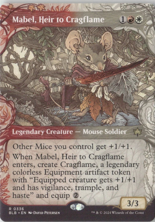 Scan Image | Mabel, Heir to Cragflame (Showcase) - Bloomburrow | [FFB1EBF0]