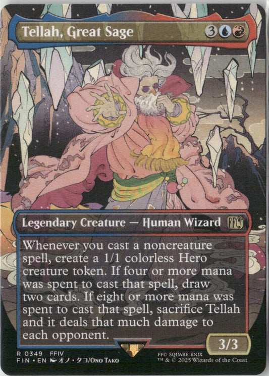 Scan Image | Tellah, Great Sage (Borderless) - FINAL FANTASY | [F913ABE0]