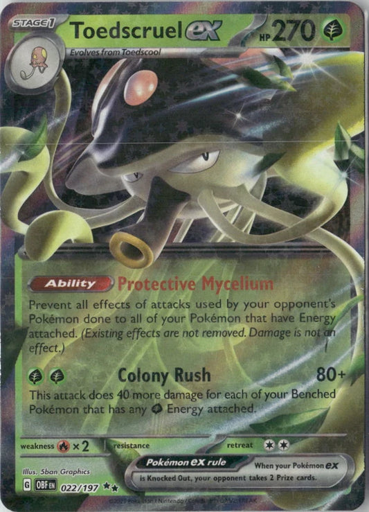 Toedscruel ex - SV03: Obsidian Flames