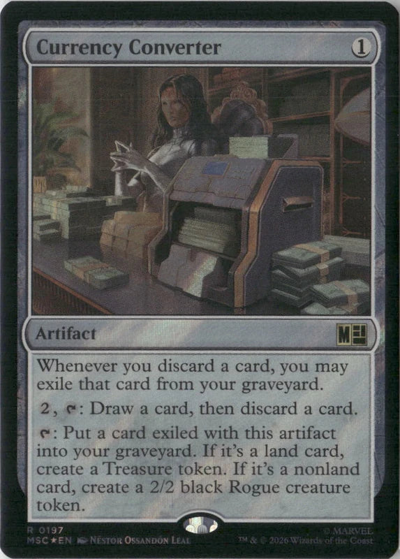 Scan Image | Currency Converter (Surge Foil) - Commander: Marvel Super Heroes | [44FCABA5]