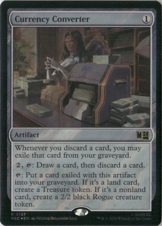 Scan Image | Currency Converter (Surge Foil) - Commander: Marvel Super Heroes | [44FCABA5]