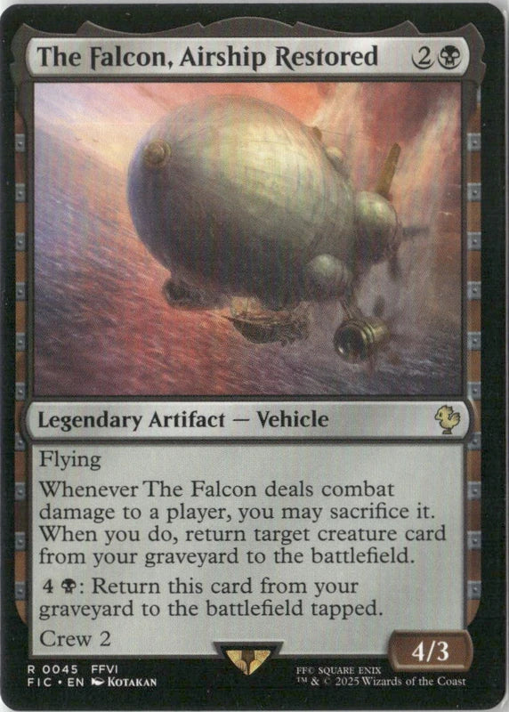 The Falcon, Airship Restored - Commander: FINAL FANTASY
