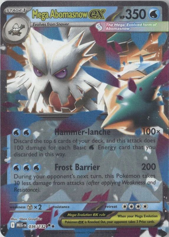 Mega Abomasnow ex - 036/132 - ME01: Mega Evolution