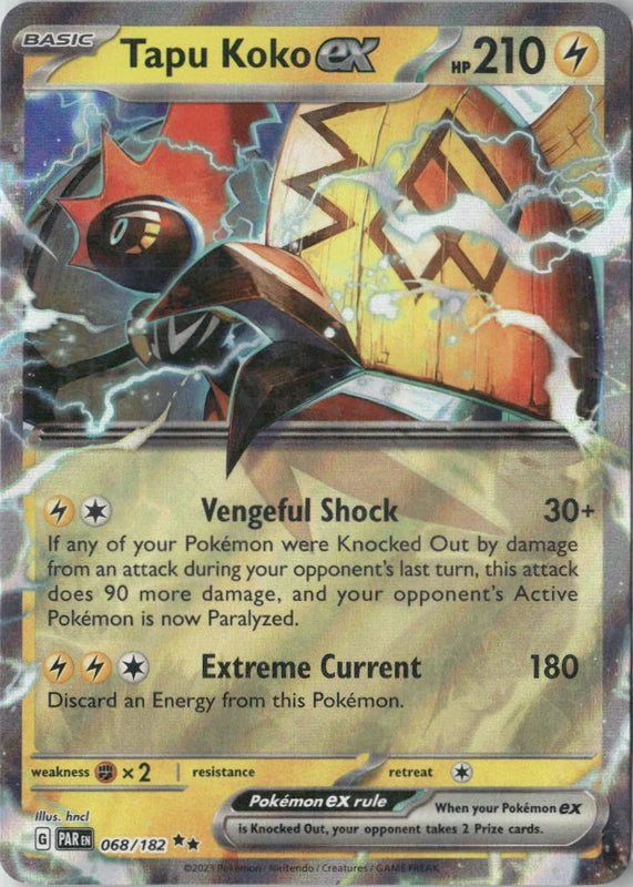 Tapu Koko ex - 068/182 - SV04: Paradox Rift