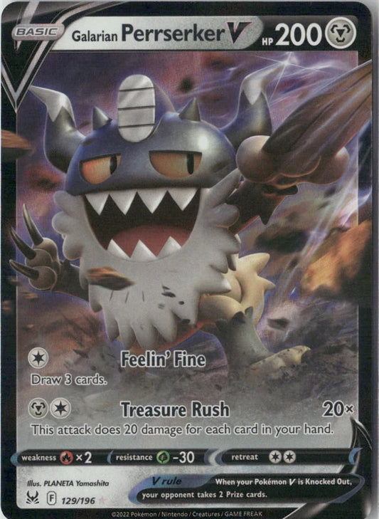 Galarian Perrserker V - SWSH11: Lost Origin