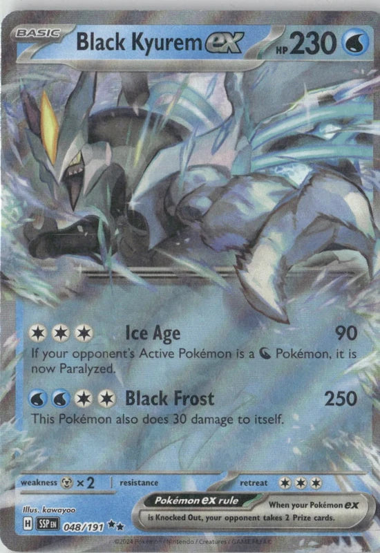 Black Kyurem ex - 048/191 - SV08: Surging Sparks
