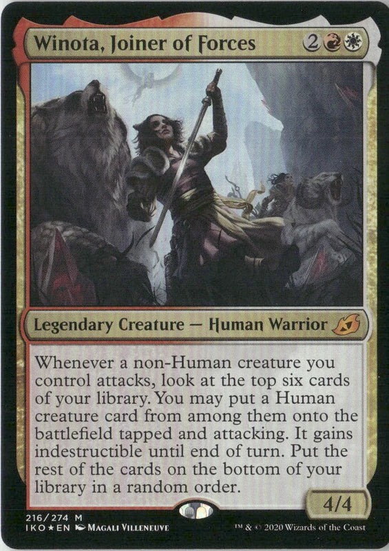 Scan Image | Winota, Joiner of Forces - Ikoria: Lair of Behemoths | [6403743E]