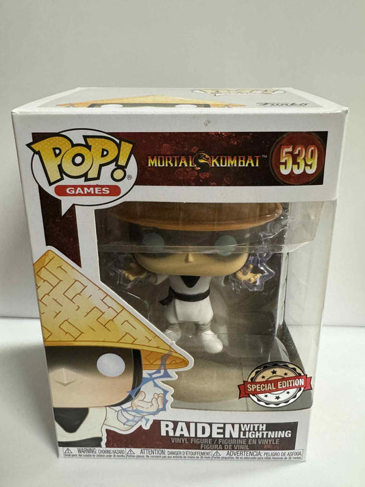 Mortal Kombat - Raiden with Lightning US Exclusive Pop! Vinyl #539