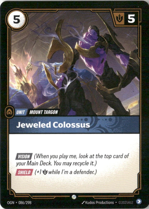 Jeweled Colossus - Origins