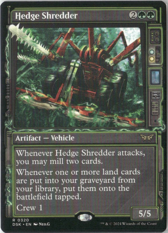 Scan Image | Hedge Shredder (Showcase) - Duskmourn: House of Horror | [0A7DA503]