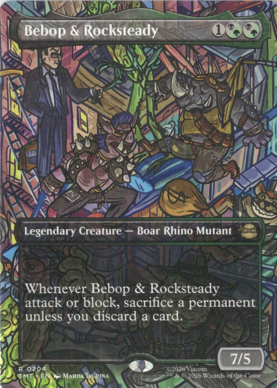 Scan Image | Bebop & Rocksteady (Borderless) - Teenage Mutant Ninja Turtles | [E3BDD573]