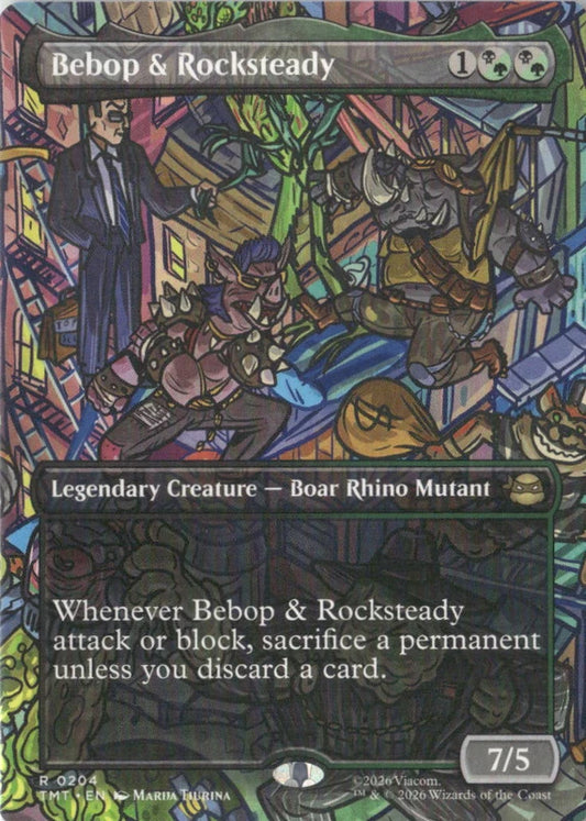 Scan Image | Bebop & Rocksteady (Borderless) - Teenage Mutant Ninja Turtles | [E3BDD573]