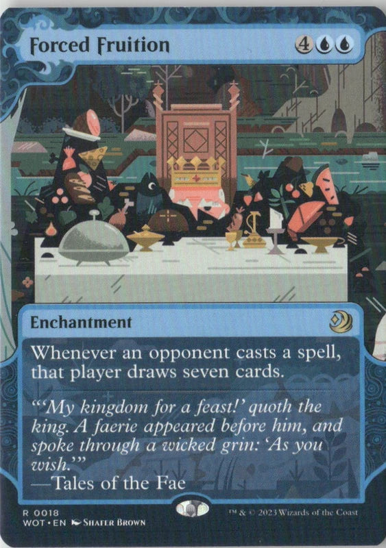 Scan Image | Forced Fruition - Wilds of Eldraine: Enchanting Tales | [228B0FB0]