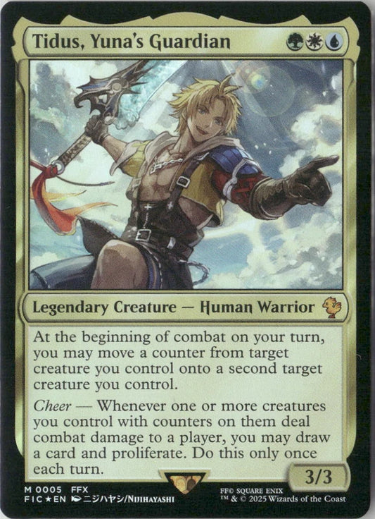 Scan Image | Tidus, Yuna's Guardian - Commander: FINAL FANTASY | [D76F95FB]