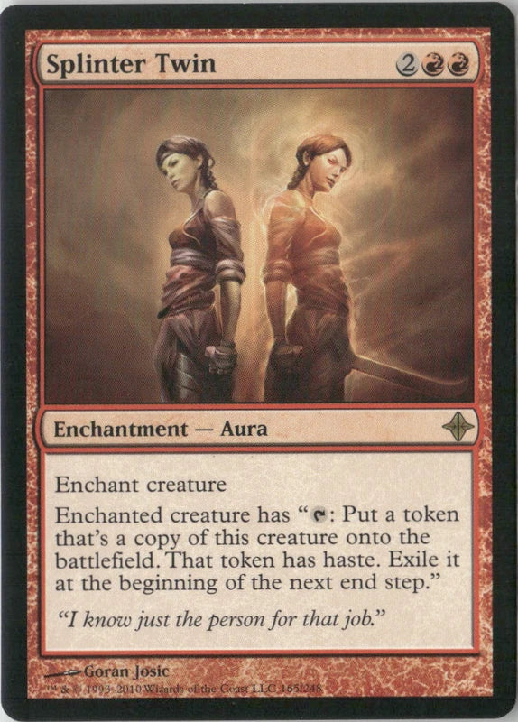 Scan Image | Splinter Twin - Rise of the Eldrazi | [80799FA9]