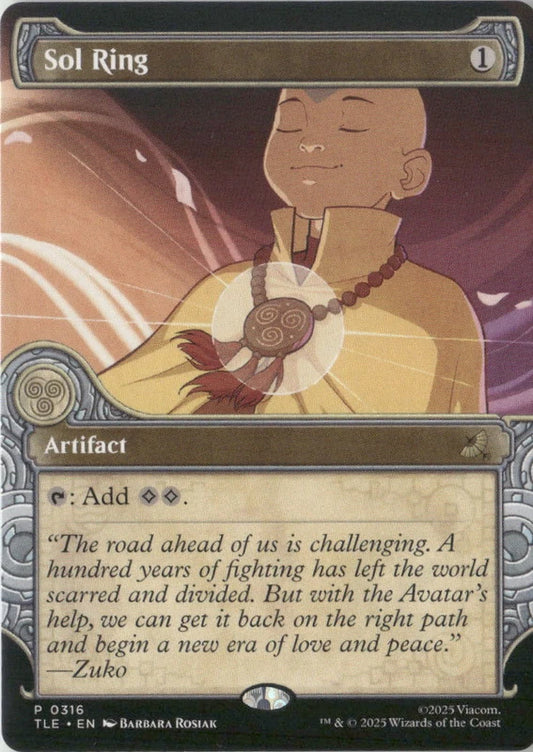 Scan Image | Sol Ring (Showcase) - Avatar: The Last Airbender: Eternal-Legal | [4448A585]
