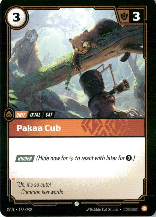 Pakaa Cub - Origins