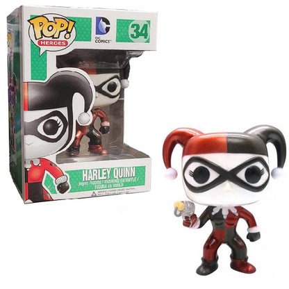 DC Comics - Harley Quinn  (Metallic) Pop Vinyl #34