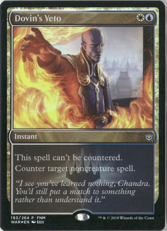Scan Image | Dovin's Veto - FNM Promos | [DB141236]