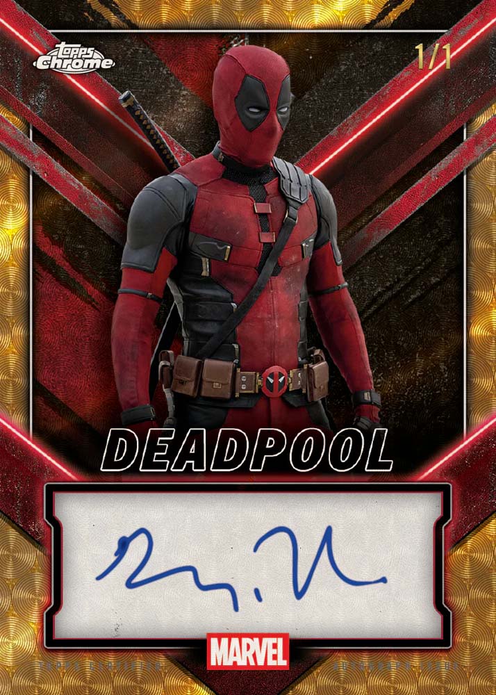 Topps Marvel Deadpool Chrome 2025 Value Box
