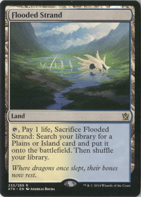 Scan Image | Flooded Strand - Khans of Tarkir | [07F7649F]
