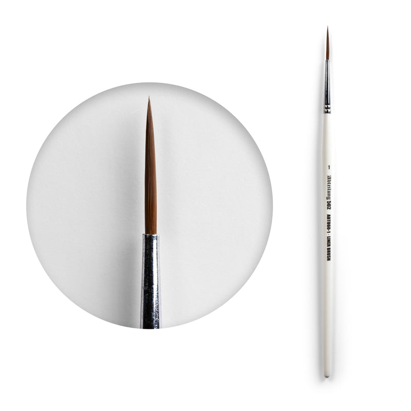 Ak Interactive - Brushes  - Abt Liner Brush 1 (18mm Long Hair)
