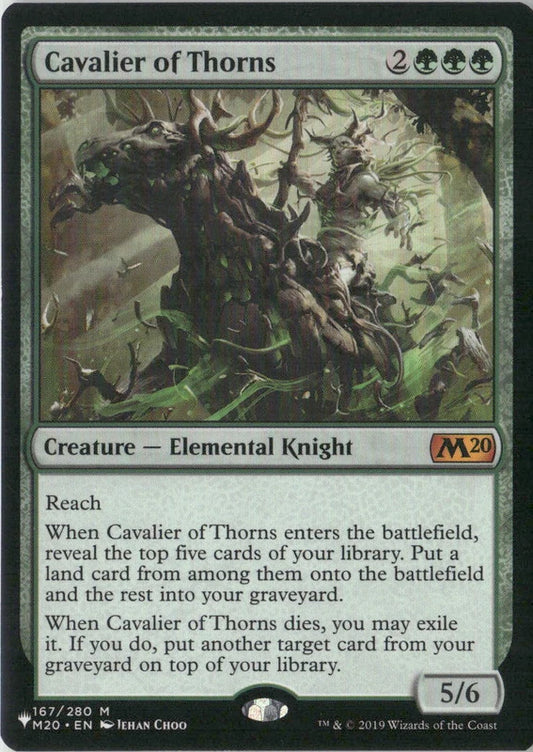 Scan Image | Cavalier of Thorns - The List Reprints | [7EDFF36F]