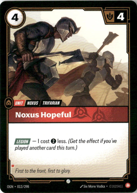 Noxus Hopeful - Origins