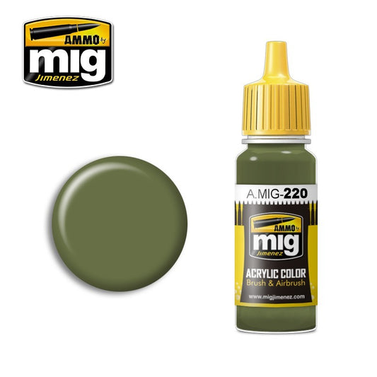 Ammo by MIG - Acrylic Color - Fs-34151 Zinc Chromate Green (Interior Green) 17ml