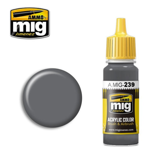 Ammo by MIG - Acrylic Color - Fs-36122 Neutral Gray 17ml