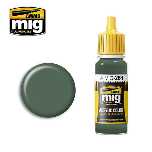 Ammo by MIG - Acrylic Color - Ija Nakajima Green 17ml
