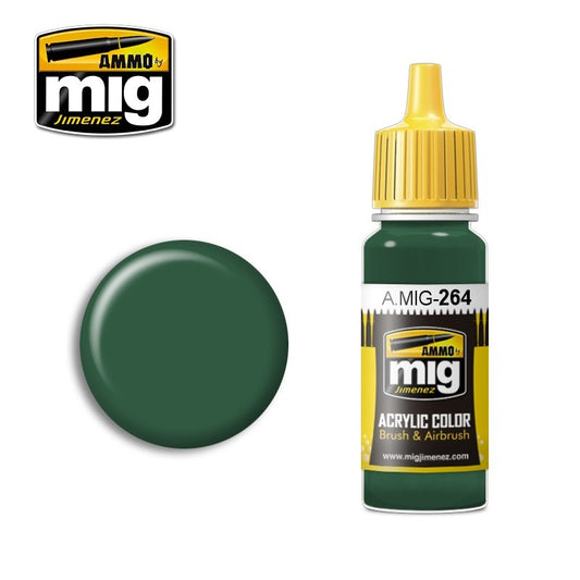 Ammo by MIG - Acrylic Color - Ijn Nakajima Dark Green 17ml