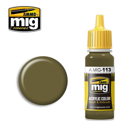 Ammo by MIG - Acrylic Color - Khaki Green N. 3 (British 1939-42) 17ml