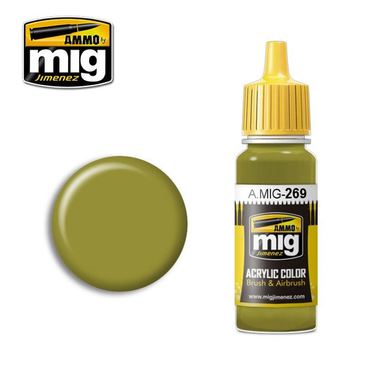Ammo by MIG - Acrylic Color - Nakajima Interior Green 17ml